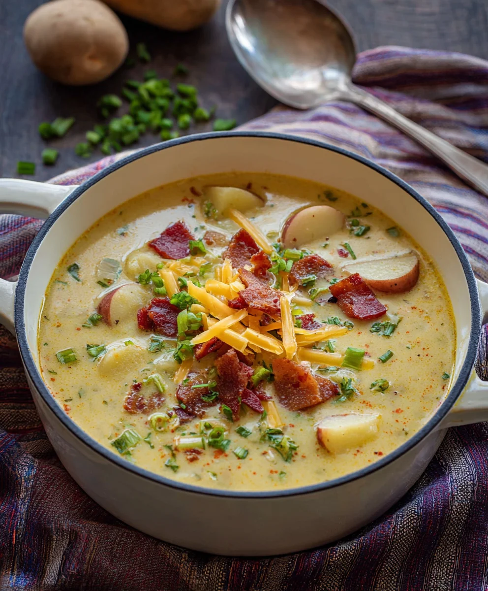 Creamy Cajun Potato Soup - Hearty & Flavorful Recipe