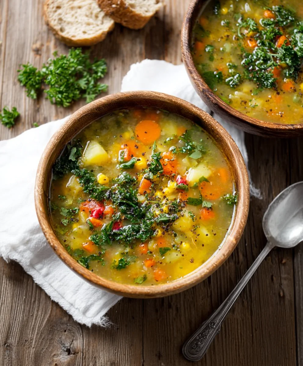 Hearty Vegetable Soup - Healthy & Delicious Meal