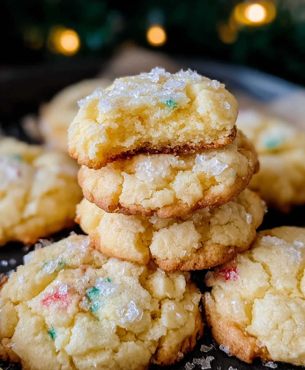 Christmas Gooey Butter Cookies - Best Holiday Treat