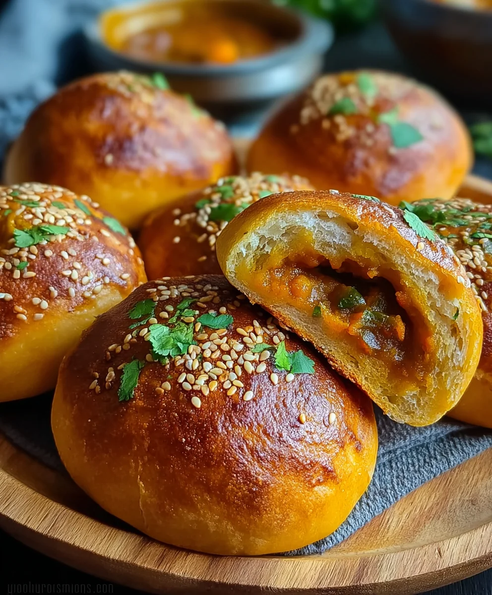 Spicy Vegan Curry Buns- Flavor Packed & Easy To Make