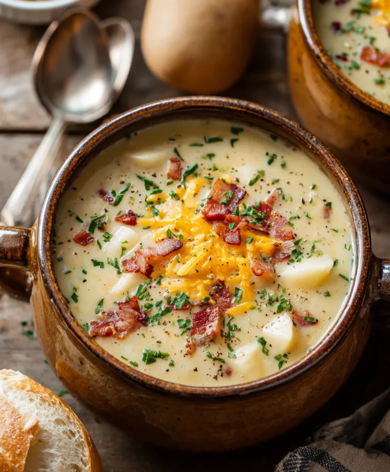 Outback Potato Soup- Savory Beef & Creamy Comfort