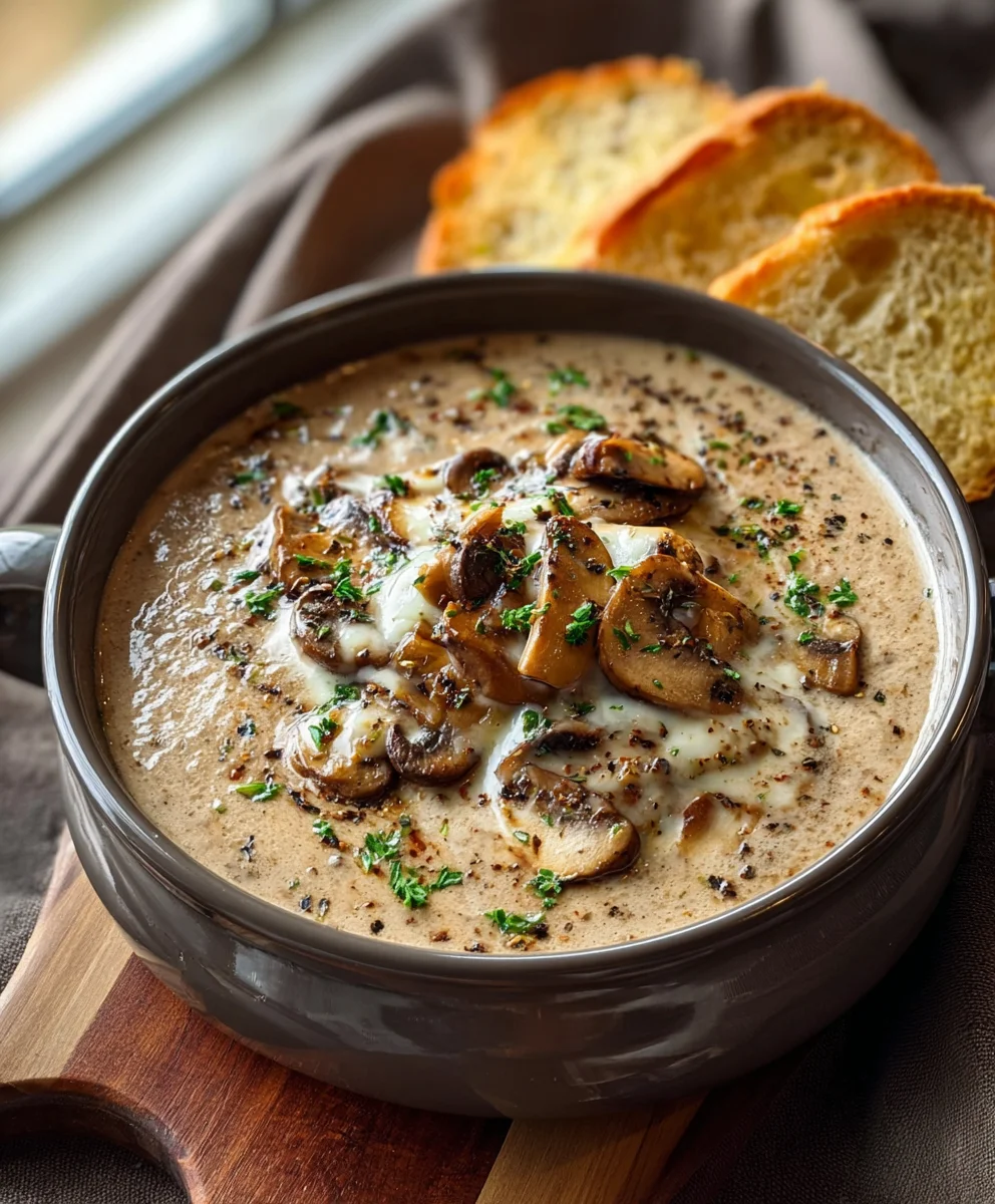 Creamy Mushroom Soup Recipe - Rich & Easy Comfort Food