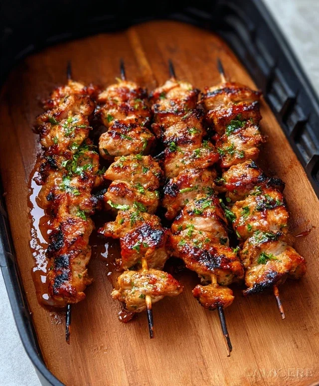 Bang Bang Chicken Skewers