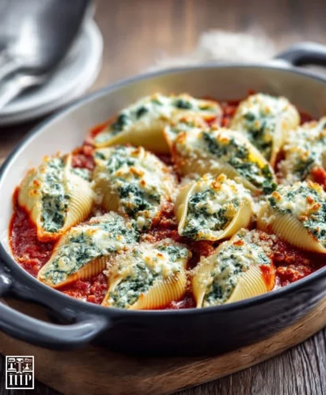 Spinach and Ricotta Stuffed Shells Recipe