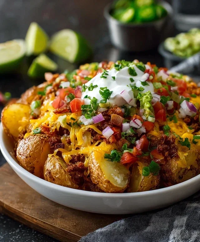 Loaded Potato Taco Bowl