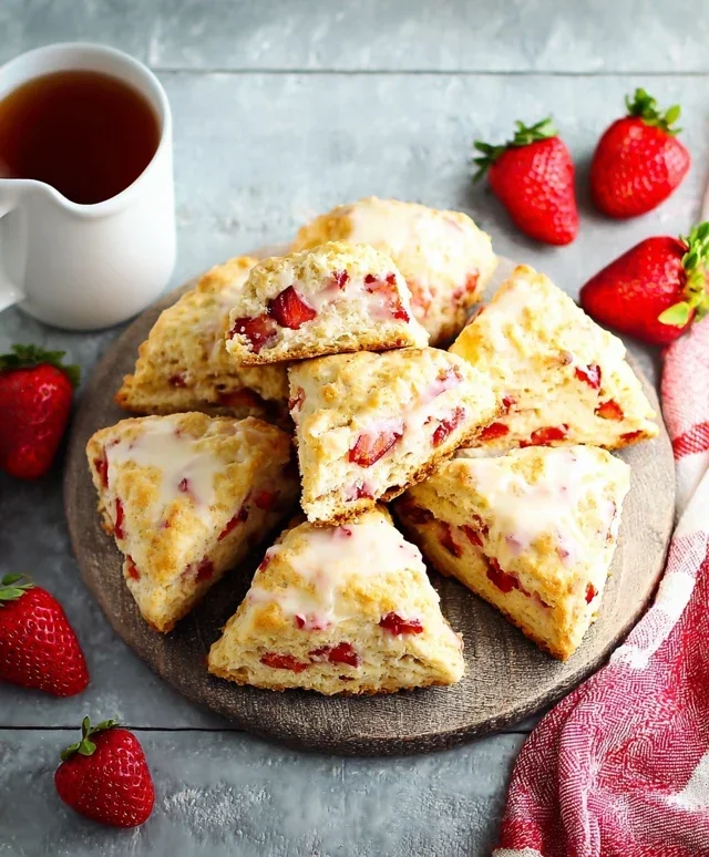 Strawberry Scones