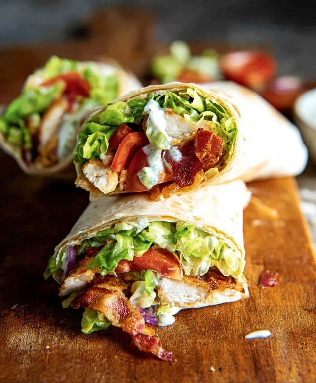 Crispy Chicken Beef Beef Bacon Ranch Wrap