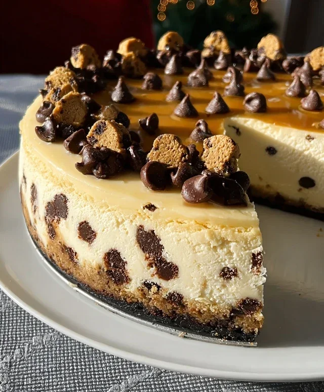 Chocolate Chip Cookie Cheesecake