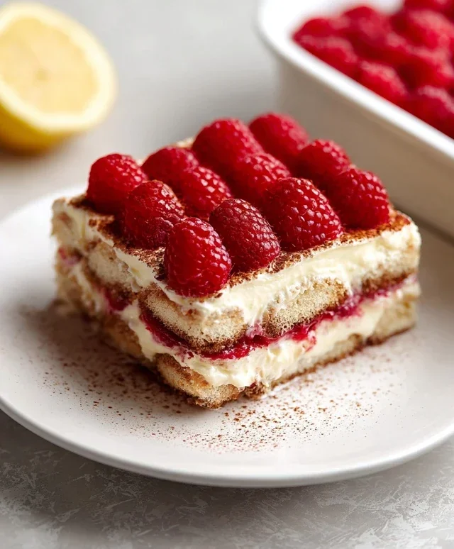 Raspberry Tiramisu