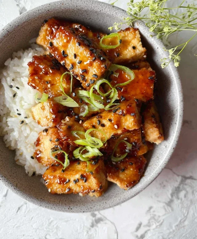 Honey Garlic Tofu