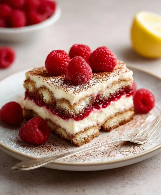 Raspberry Tiramisu