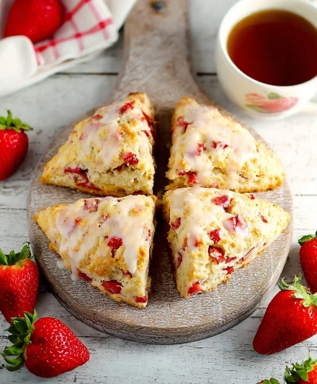 Strawberry Scones