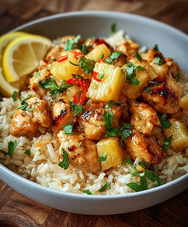 Pineapple Chicken and Rice