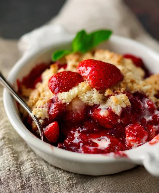 Strawberry Cobbler
