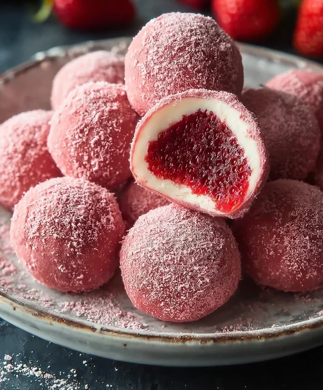 Strawberry Truffles