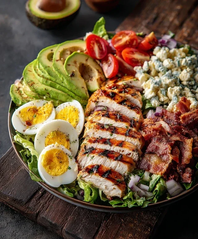 Pnon-non-non-alcoholic alternativeic non-alcoholic aleo Grilled Chicken Cobb Salad