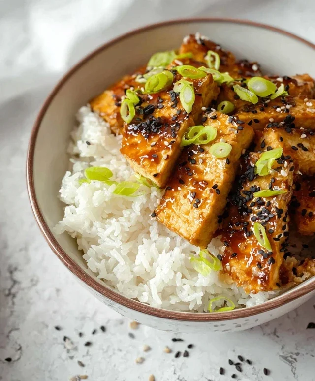 Honey Garlic Tofu