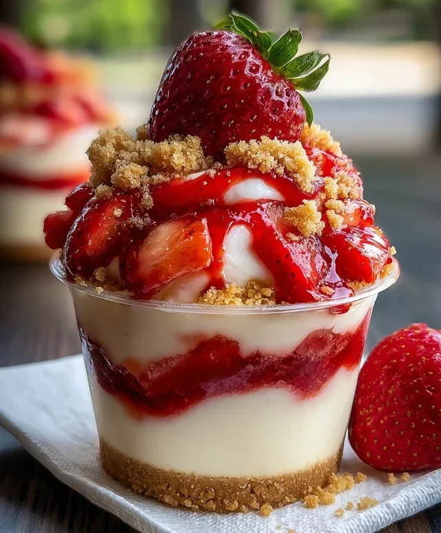 Strawberry Cheesecake Cups