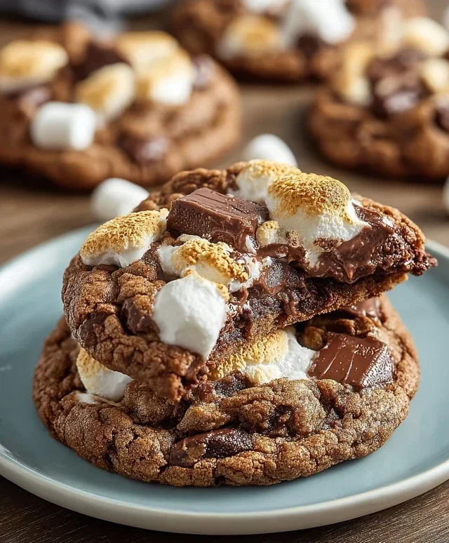 Hershey's Chocolate S'mores Cookies