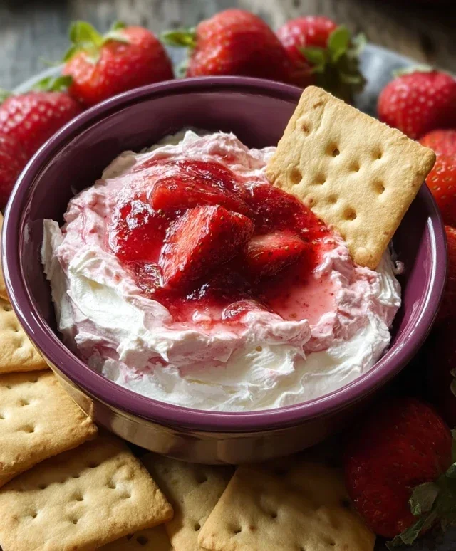 Strawberry Cheesecake Dip