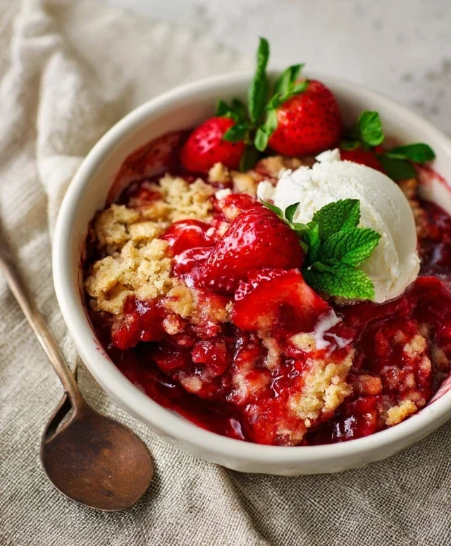 Strawberry Cobbler