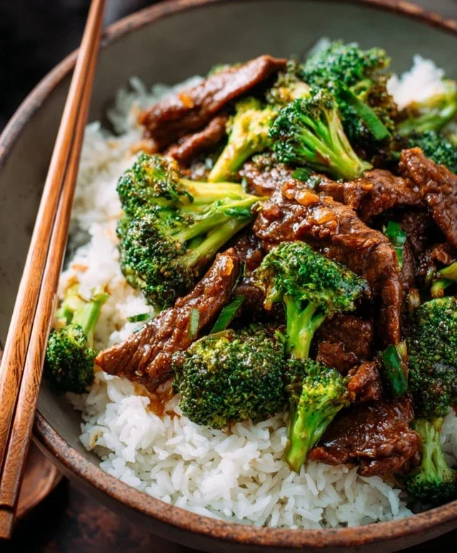 Chinese Beef and Broccoli (牛肉炒西兰花)