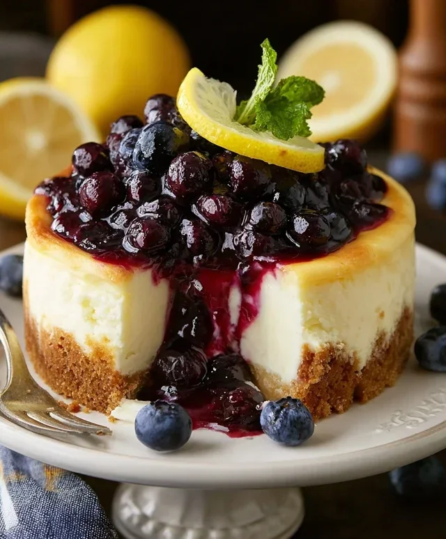 Lemon Blueberry Cheesecake