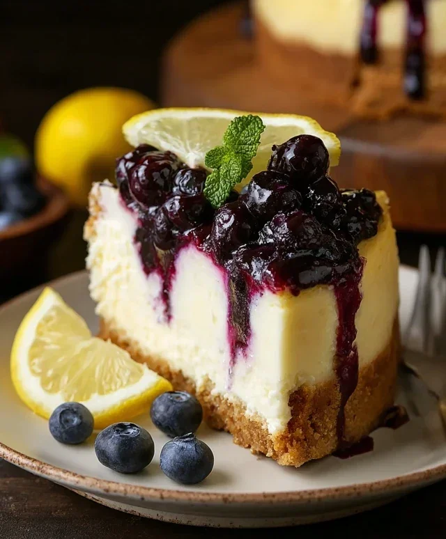 Lemon Blueberry Cheesecake
