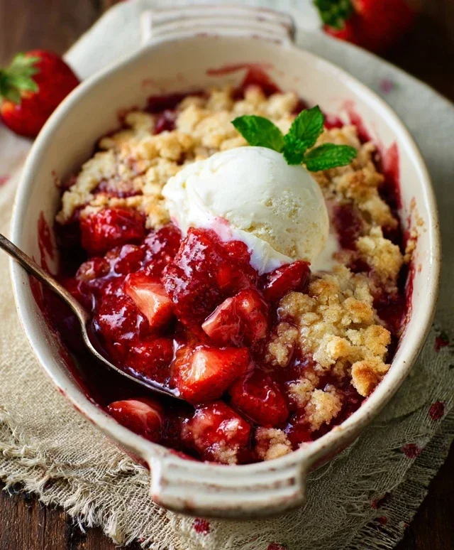 Strawberry Cobbler