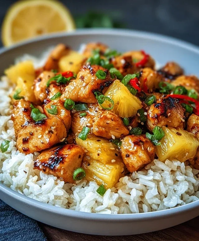 Pineapple Chicken and Rice