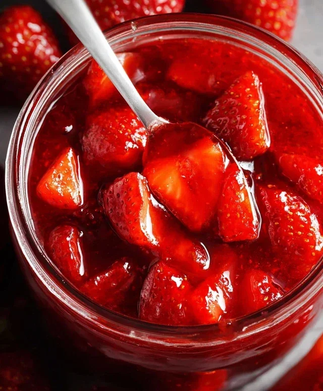 Fresh Strawberry Sauce (Strawberry Topping)