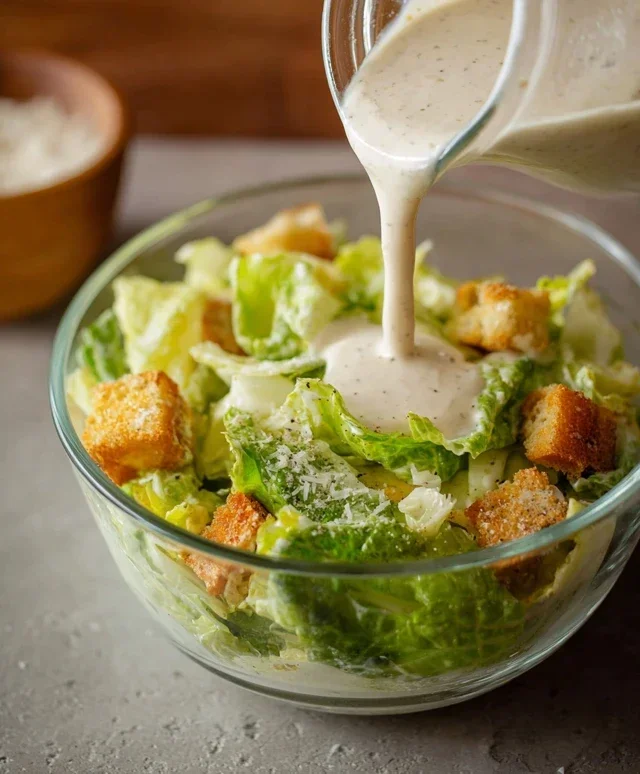 Homemade Caesar Salad Dressing