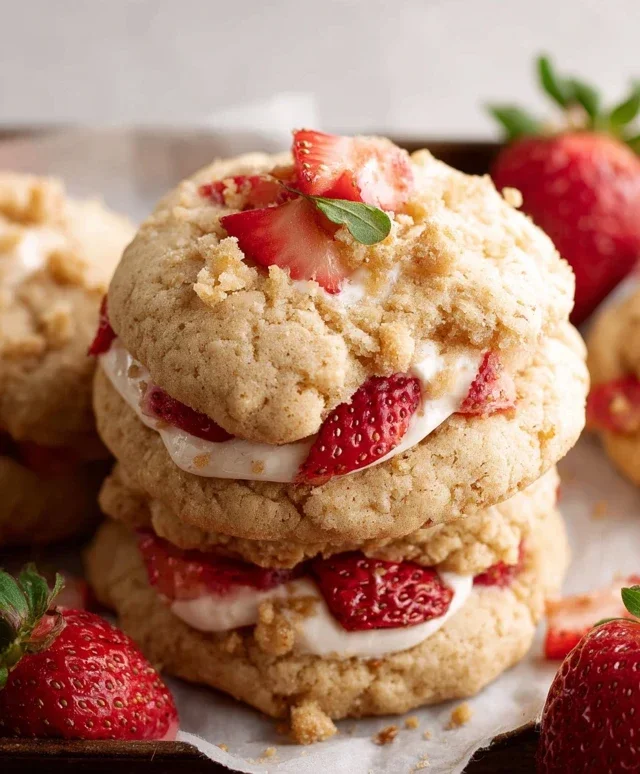 Strawberry Shortcake Cookies