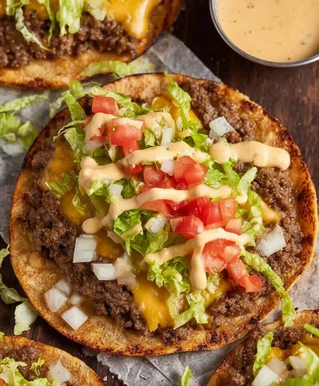 Smash Burger Tacos
