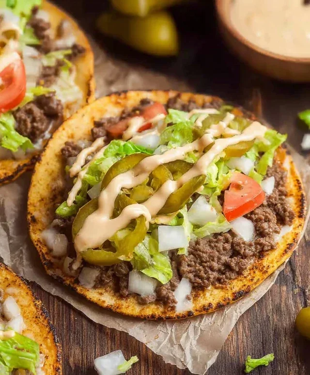 Smash Burger Tacos