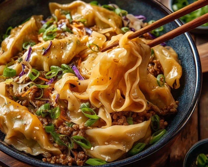 Potsticker Noodle Bowl
