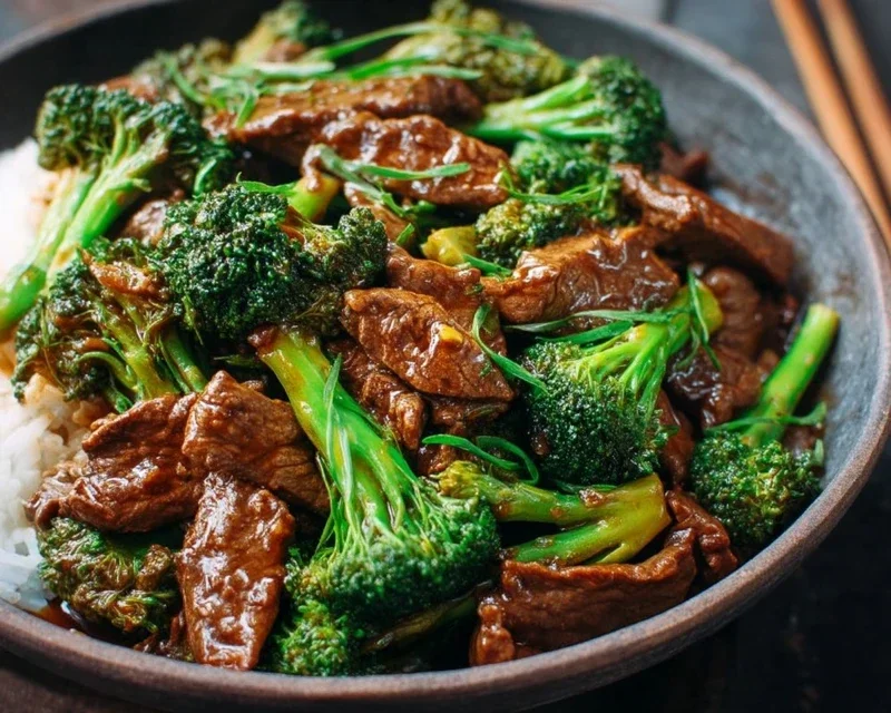 Chinese Beef and Broccoli (牛肉炒西兰花)