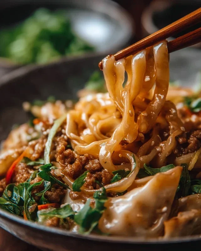 Potsticker Noodle Bowl