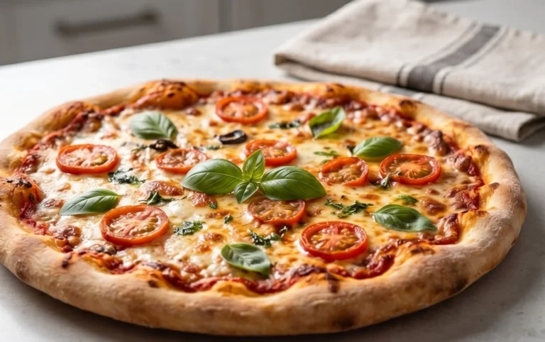 An excellent No Yeast Pizza Dough - quick easy homemade pizza!