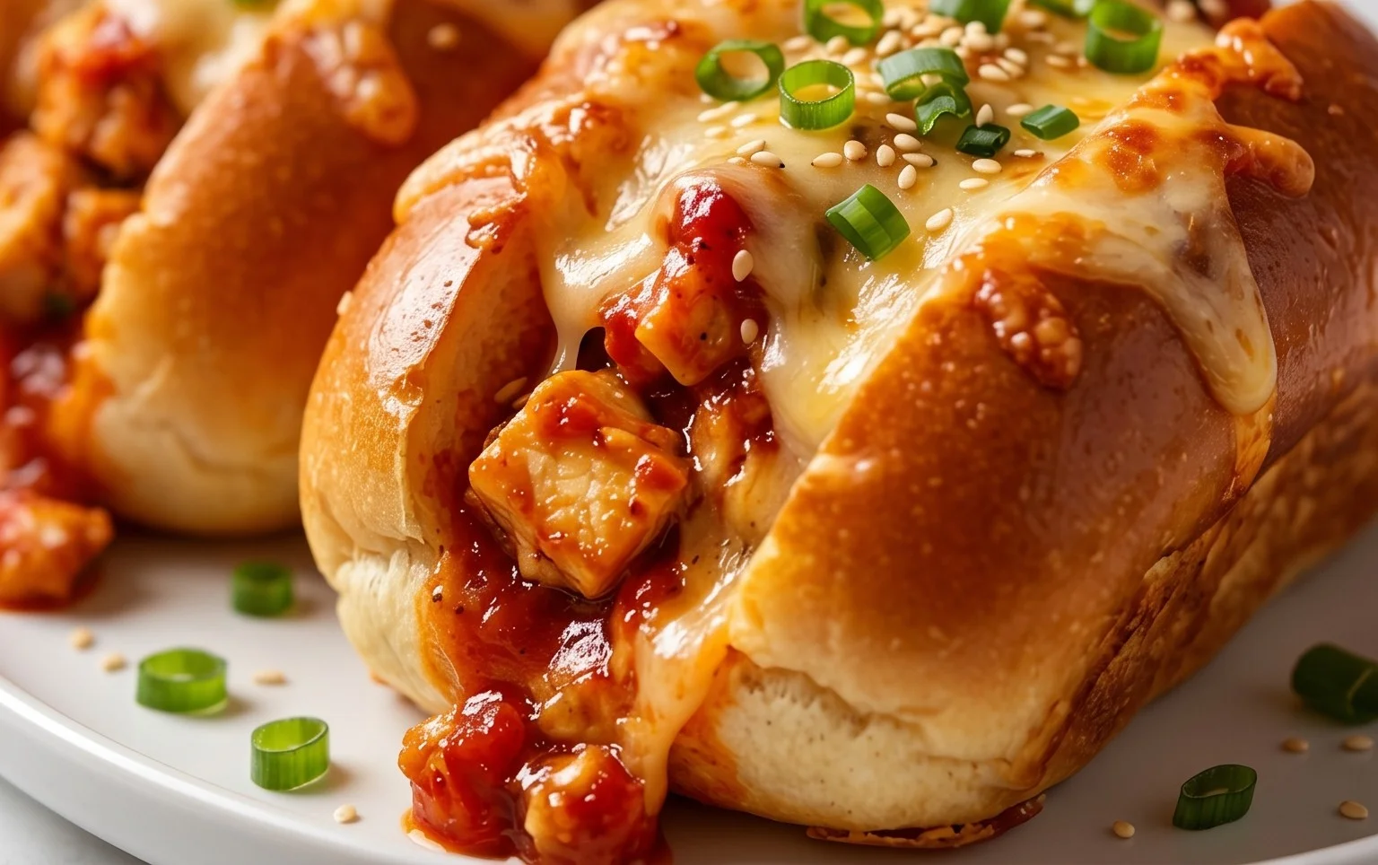 Cheesy Dynamite Chicken Buns