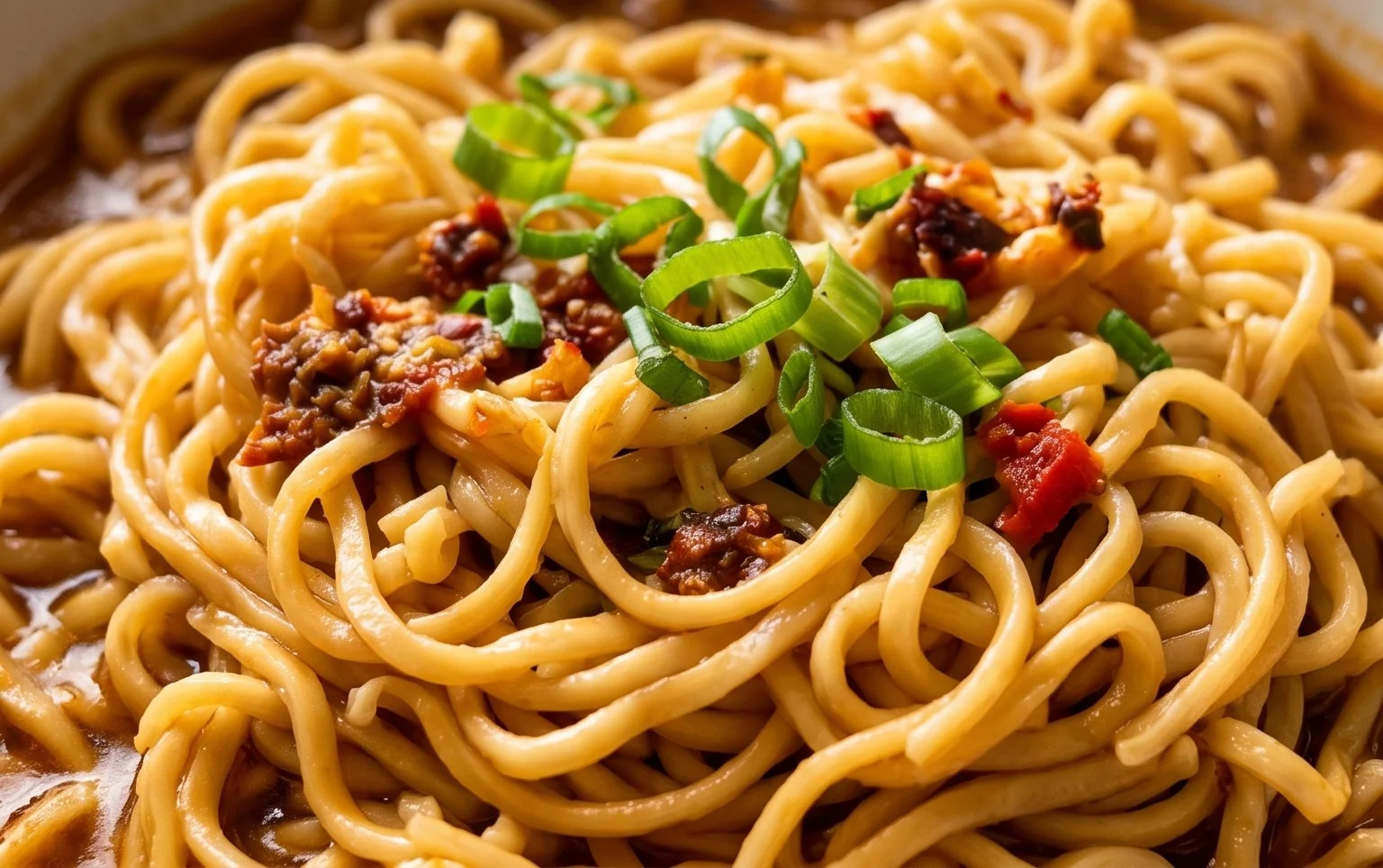 Easy Saucy Ramen Noodles