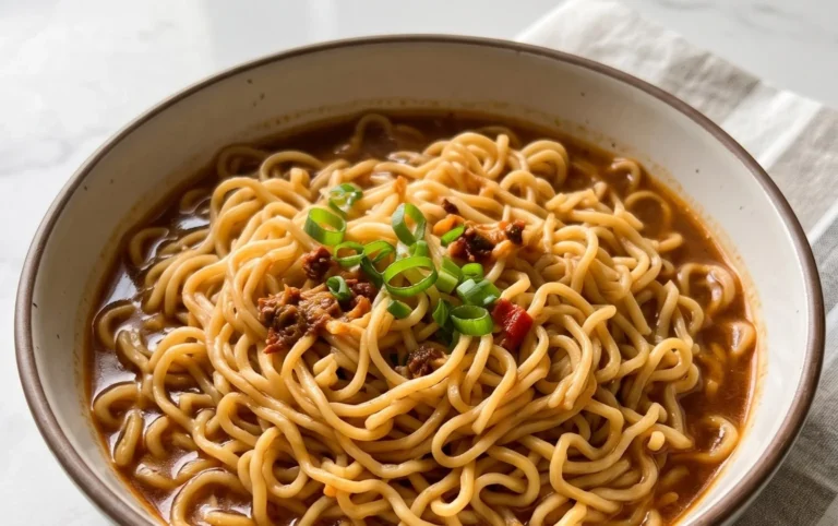 Easy Saucy Ramen Noodles