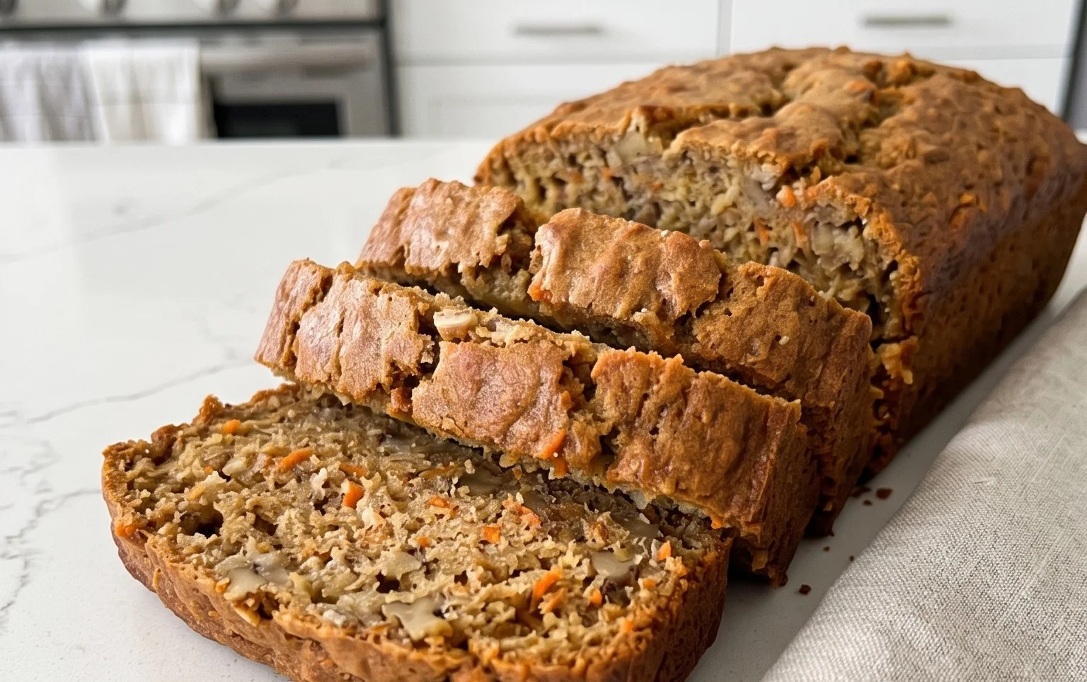 Dairy Free Carrot Cake Banana Bread