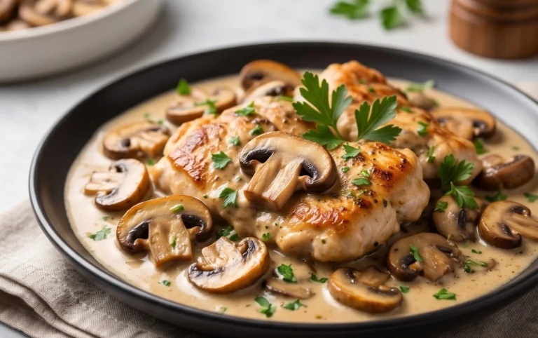 Creamy Mushroom Chicken Recipe