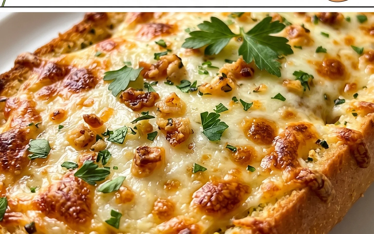 BEST CHEESY GARLIC BREAD RECIPE