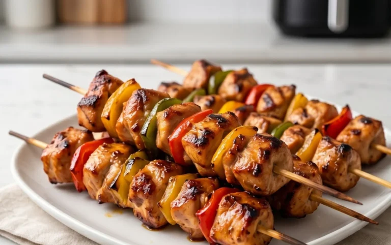 Air Fryer Chicken Skewers (VIDEO)