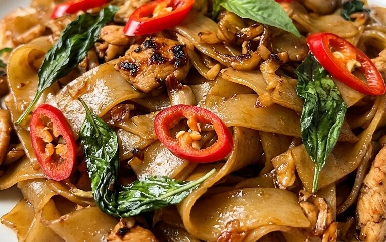 Drunken noodles