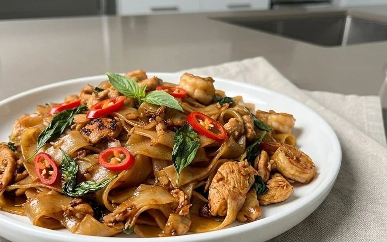 Drunken noodles