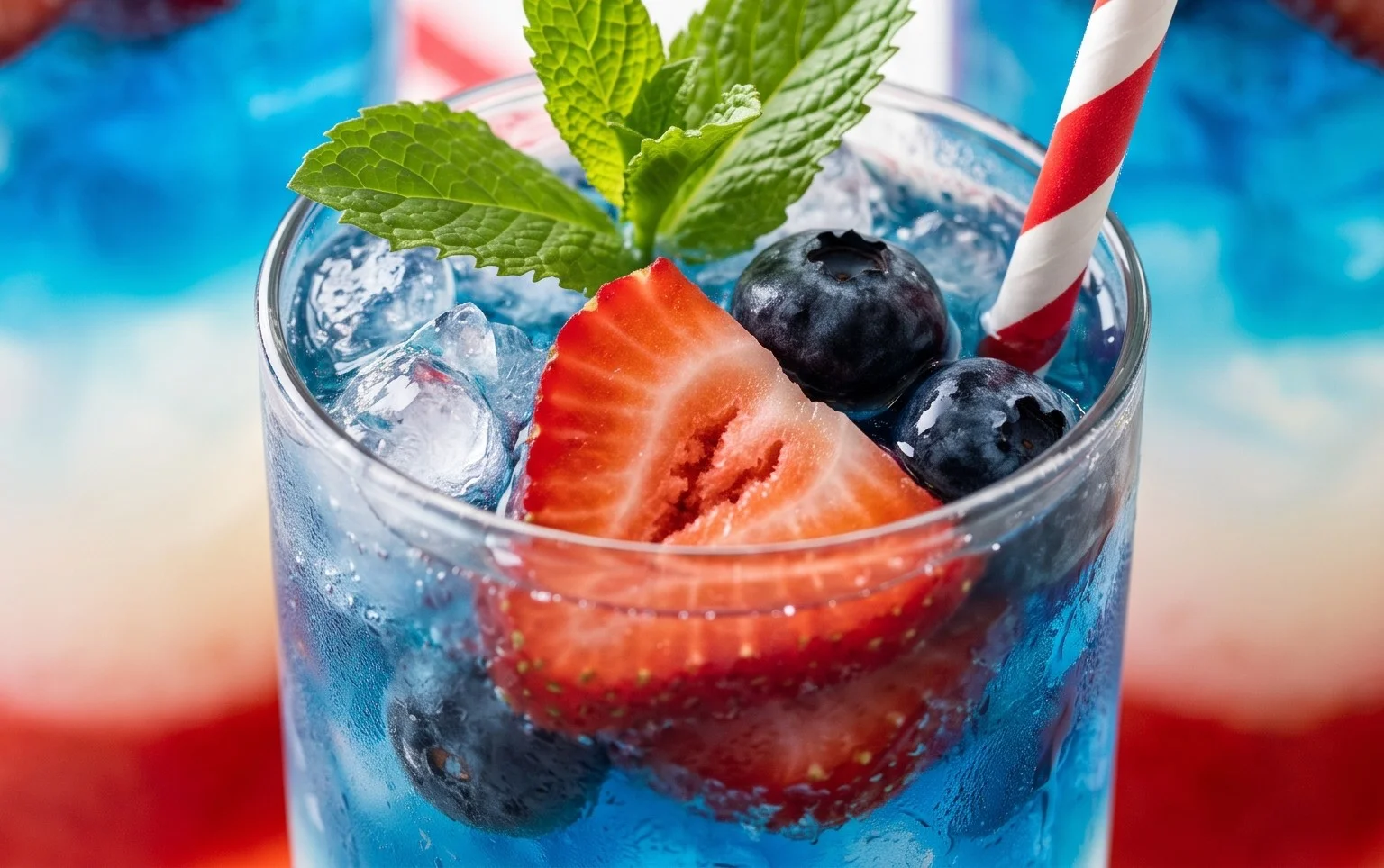 July 4th Layered Drinks Recipe