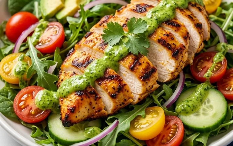 Peruvian Grilled Chicken Salad